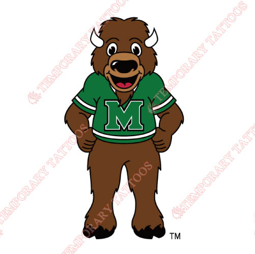 Marshall Thundering Herd Customize Temporary Tattoos Stickers NO.4972